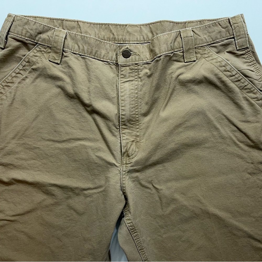 Carhartt Pants Mens Size 40x30 B161 DHK Khaki Workwear - Picture 4 of 11